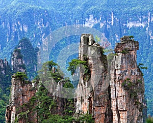 Zhangjiajie National Forest Park in Hunan Province, China