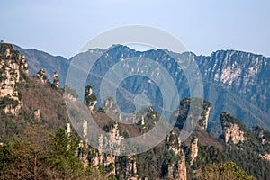 Zhangjiajie National Forest Park in Hunan Tianzishan General Rock Qunfeng