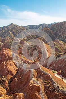 The Zhangye Danxia National Park located in the Gansu province in China\'s northwest is UNESCO World Heritage Site