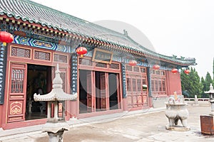 Zhaoyun Temple. a famous historic site in Zhengding, Hebei, China.