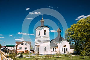 Zheleznyaki, Vetka District, Gomel Region, Belarus. Belfry And C