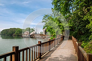 Zhenjiang Jiao Hill promenade photo