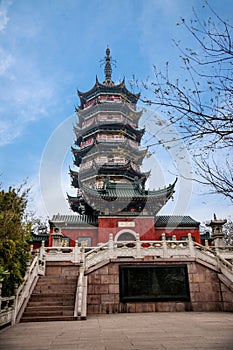 Zhenjiang Jiao Mountain Dinghui Temple million pagoda