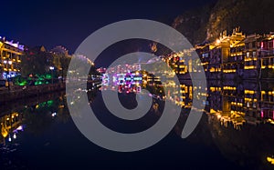 Zhenyuan old town night view