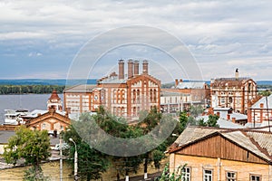 The Zhigulevsk brewery. The building was built in 1881. Russia, Samara, September 2017