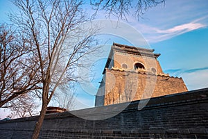 Zhonglou Bell Tower in  Beijing, China