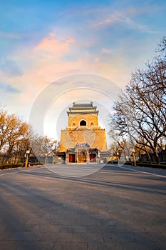 Zhonglou Bell Tower in Beijing, China