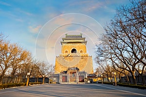 Zhonglou Bell Tower in Beijing, China