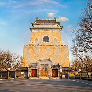 Zhonglou Bell Tower in  Beijing, China