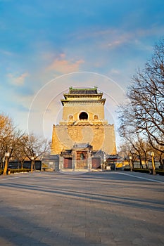 Zhonglou Bell Tower in Beijing, China