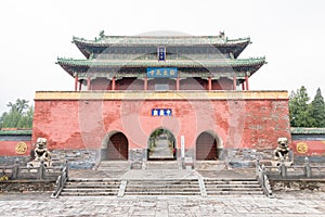 Zhongyue Temple in Dengfeng, Henan, China. It is part of UNESCO World Heritage Site - Historic Monuments of Dengfeng.