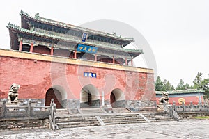 Zhongyue Temple in Dengfeng, Henan, China. It is part of UNESCO World Heritage Site - Historic Monuments of Dengfeng.