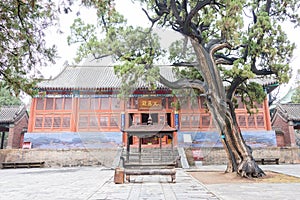 Zhongyue Temple in Dengfeng, Henan, China. It is part of UNESCO World Heritage Site - Historic Monuments of Dengfeng.