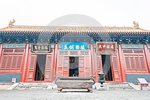 Zhongyue Temple in Dengfeng, Henan, China. It is part of UNESCO World Heritage Site - Historic Monuments of Dengfeng.