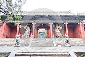 Zhongyue Temple in Dengfeng, Henan, China. It is part of UNESCO World Heritage Site - Historic Monuments of Dengfeng.