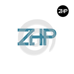 ZHP Logo Letter Monogram Design photo