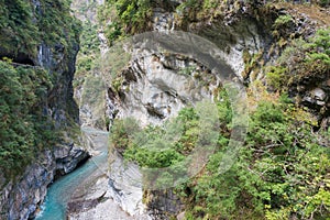 Zhuilu Old Road in Taroko National Park, Xiulin, Hualien, Taiwan