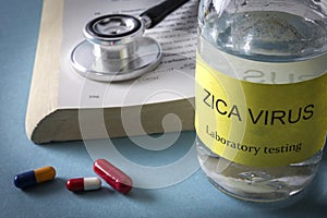 Zica virus, concept health remedy