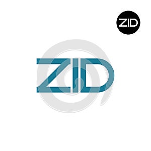 ZID Logo Letter Monogram Design
