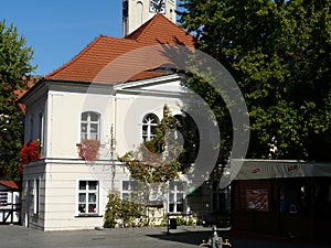 ZIELONA GORA , POLAND -TOWN HALL IN MAIN SQUARE