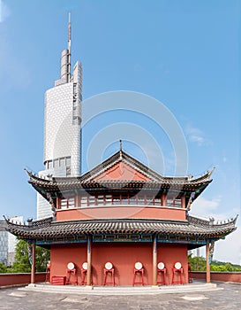 Zifeng Tower and Drum Tower