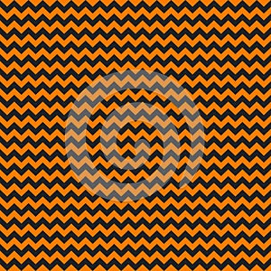 Zig zag Halloween pattern. Abstract chevron lines