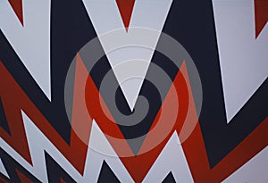 Zig zag red and navy blue patterns backdrop