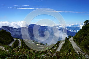 Zig Zag Road of Sikkim's Silk Route During October