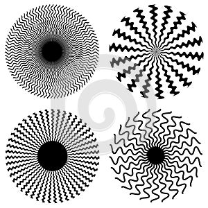 Zig Zag Spirals