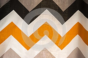 Zig zag stripes textile pattern background