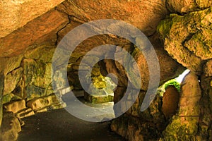 The Zig Zag walk in Folkestone town England