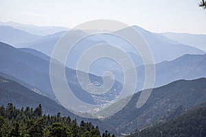 Zigana highland mountain scenery in the Black Sea region of ,Turkey