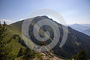 Zigana highland mountain scenery in the Black Sea region of ,Turkey