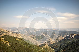 Zigana highland mountain scenery in the Black Sea region of ,Turkey