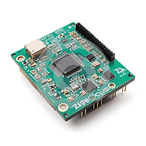 Zigbee Module isolated on a white background