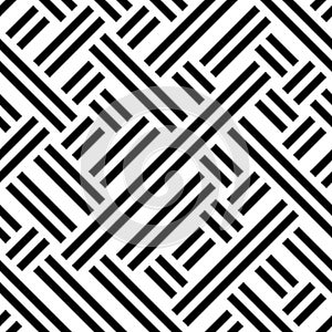 Zigzag black segments 8503, modern stylish image.