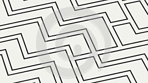 Zigzag Geometric Pattern: Modern Abstract Design Element, vector design Generative AI