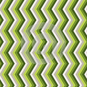 Zigzag green seamless pattern