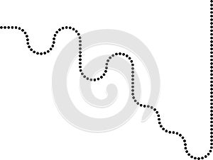 zigzag irregular squared waves