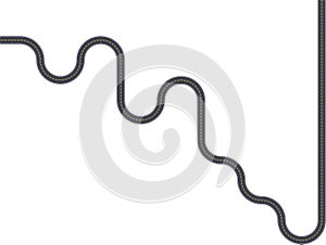 zigzag irregular squared waves