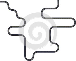 Zigzag maze squared waves