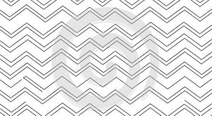 Minimalist Geometric Zigzag Line Pattern