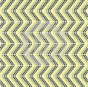 Zigzag pattern with oval models