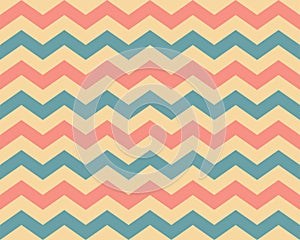 Zigzag pattern seamless. Zig zag background color. Vector abstract design