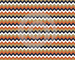 Zigzag pattern seamless. Zig zag background color. Vector abstract design