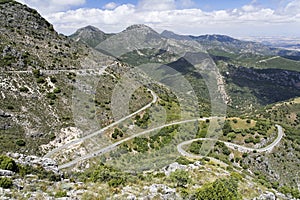 Zigzag road