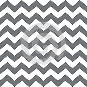 Zigzag seamless pattern. Classic traditional geometric ornament.big grey stripes on a white background photo