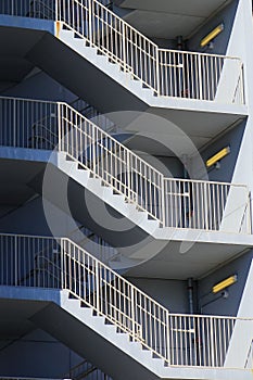 Zigzag stair