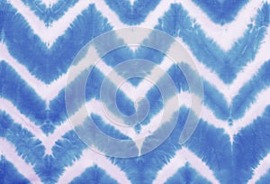 Zigzag tie dyed pattern abstract background.