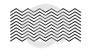Zigzag Wavy Lines Black and White Pattern, Dynamic Texture Design, vector design Generative AI